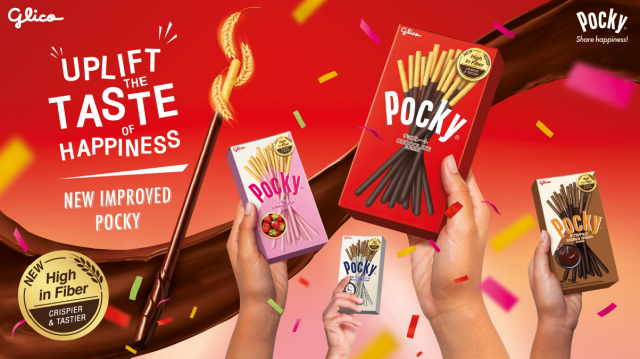 Pocky, restage, Share happiness, whole wheat, high-fiber, Pocky Heart